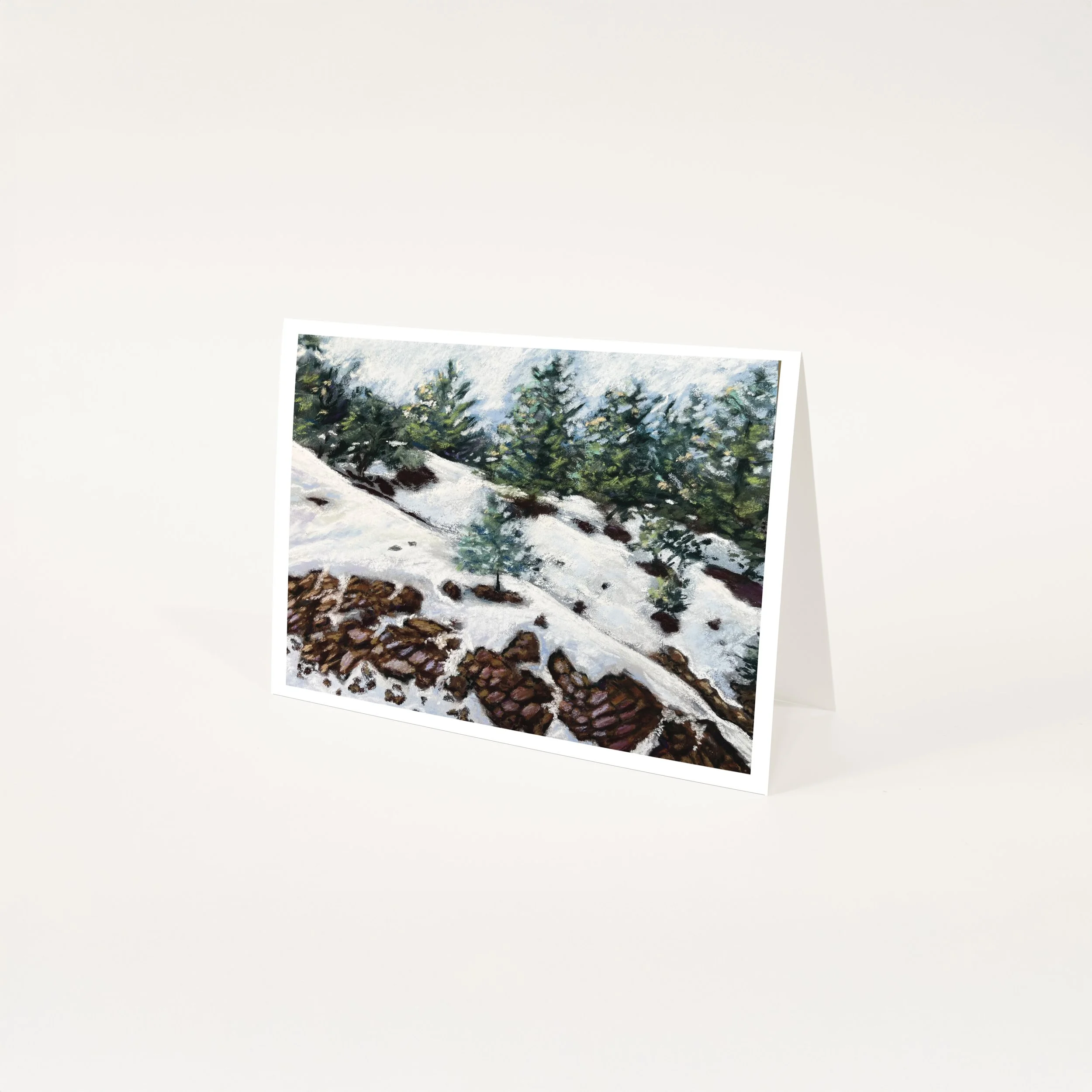 Taos Winter 5x7 Greeting Card