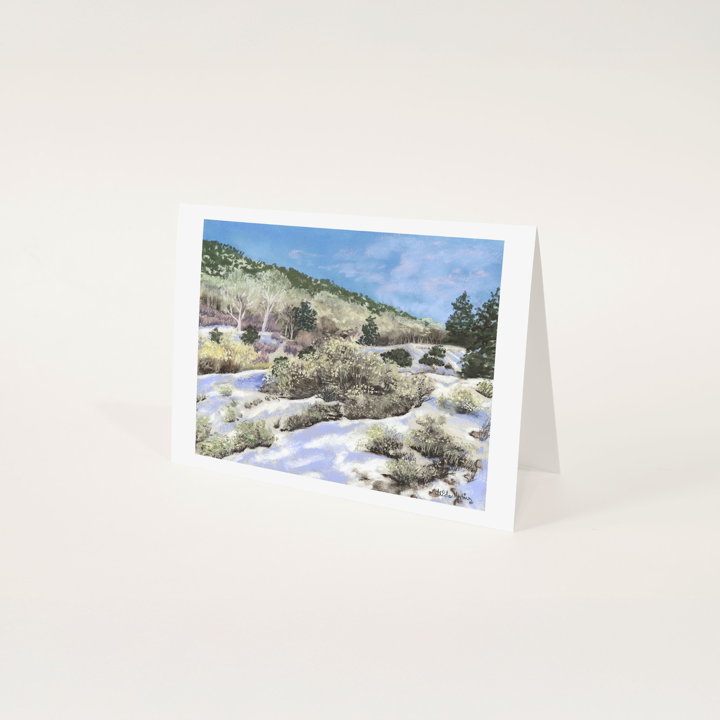 Upper Canyon Road 5x7 Greeting Card