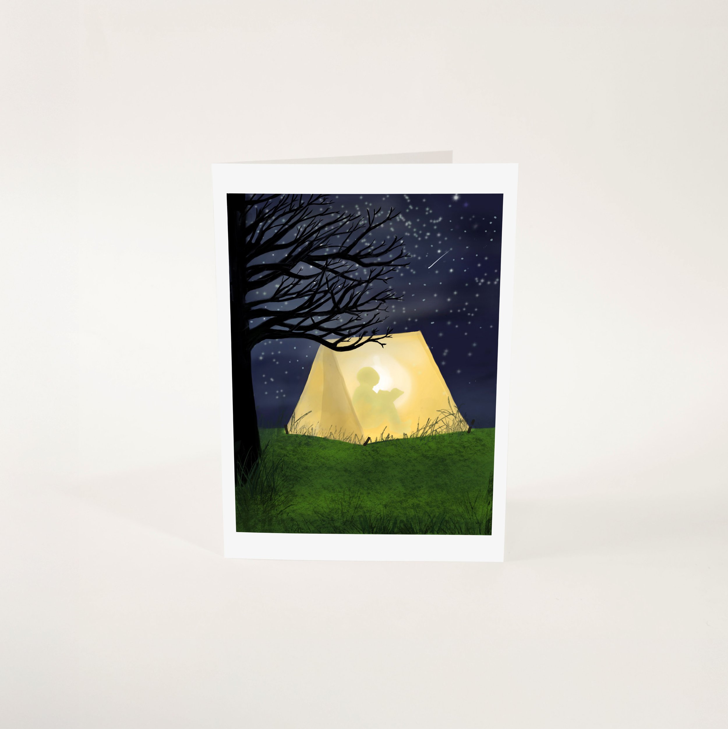 Quiet Time 5x7 Greeting Card