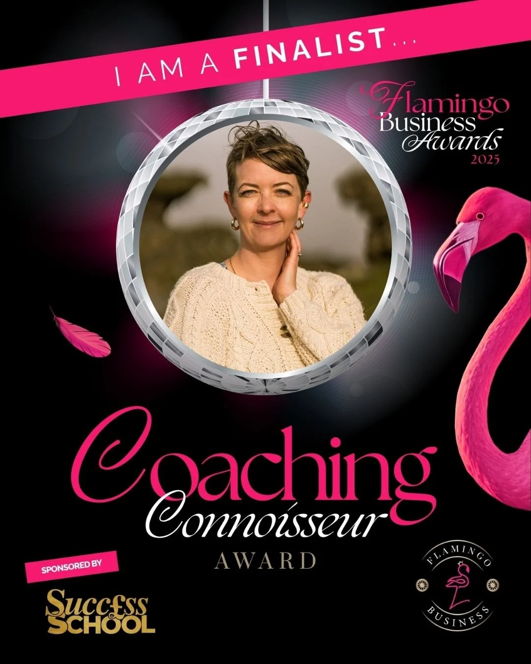 ✨ This means so much ✨

I&rsquo;ve just found out I&rsquo;m a finalist in the Coaching Connoisseur category at the Flamingo business awards! 

18 months ago I stepped away from my Medical career- it was all I'd known for decades but I did so as I had