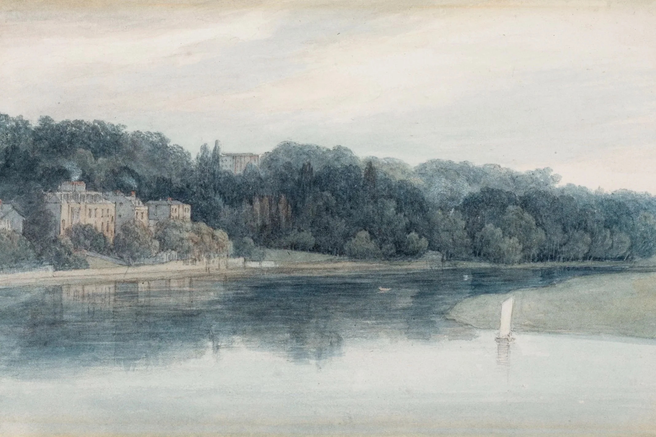 Mary Smirke (1779–1853), The Thames near Richmond</span>