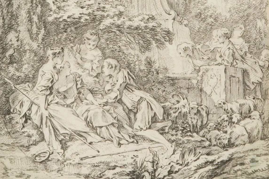 François Boucher (Paris 1703 – 1770 Paris), The Fountain of Love</span>