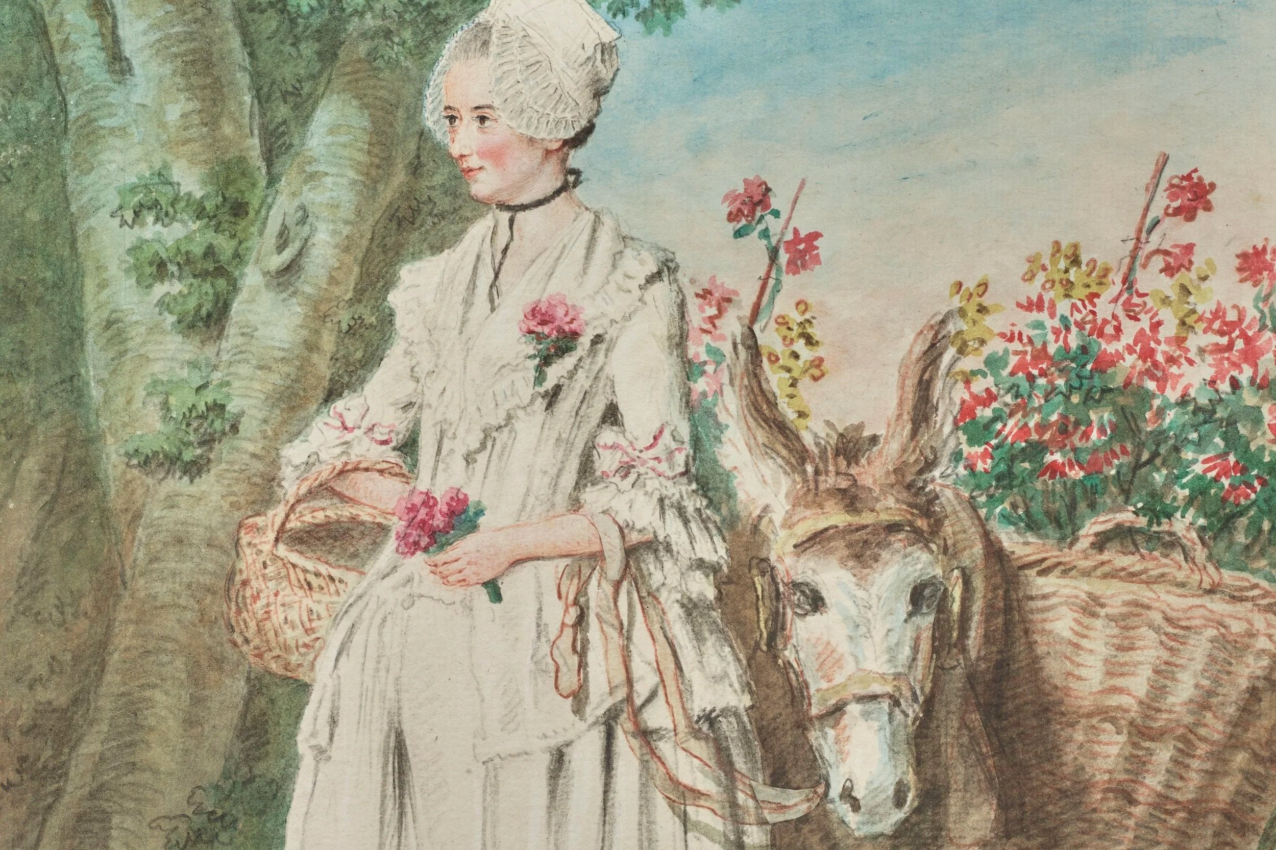 Louis Carrogis, called Carmontelle (1717–1806) The Beautiful Milkmaid of Villers Cotterets