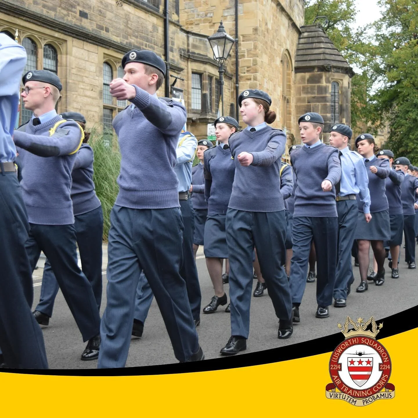 WE WILL REMEMBER THEM
On Sunday, ten personnel from 2214 attended the Wing Battle of Britain parade at Durham Cathedral, recognising the 85th anniversary of the military campaign.
We joined our colleagues from across Durham Northumberland Wing to a