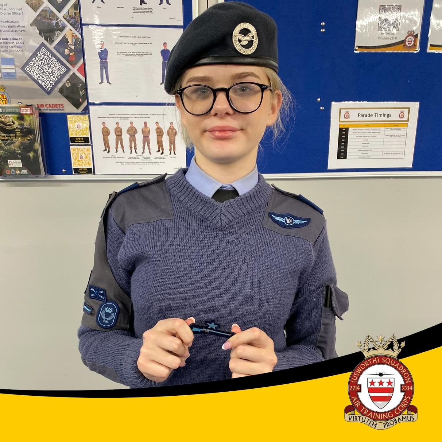 🔫 CADET ON TARGET 🎯 

Last week we said a huge well done to Corporal Purvis who finally we received her bronze shot award, following her time at camp with Northumbria ACF in August!