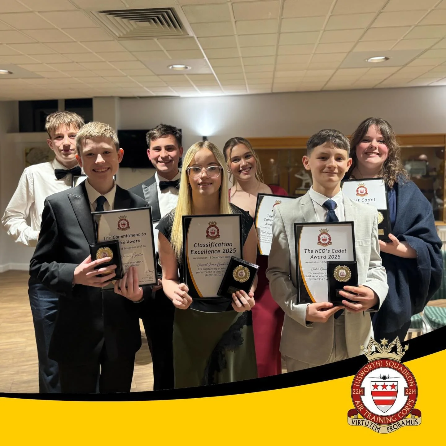 ✨ PRESENTATION EVENING 2025 🏆

Following on from yesterday&rsquo;s post, we&rsquo;re happy to announce our 2025 award winners:

&mdash;

The Committment to Service Award - Best Attendance

Cdt J Baxter

&mdash;

The Classification Excellence Award -