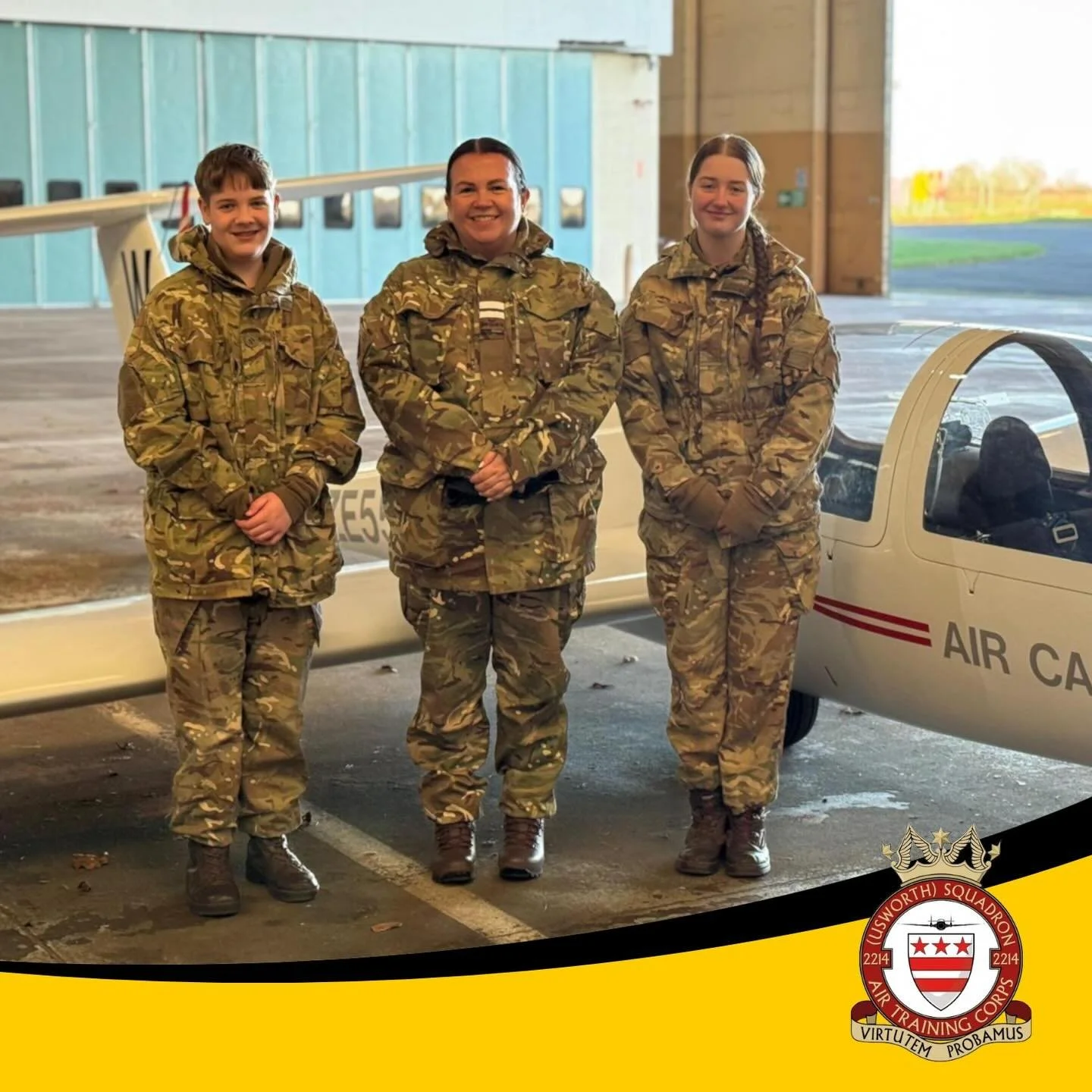 ✈️ BELOW ZERO, ABOVE YORKSHIRE ❄️

Today, two of our cadets ended their winter break early for a spot of gliding at RAF Topcliffe.

Cadets Lee and Graham, accompanied by APO Johnston, made the early morning trip down to North Yorkshire for our first 
