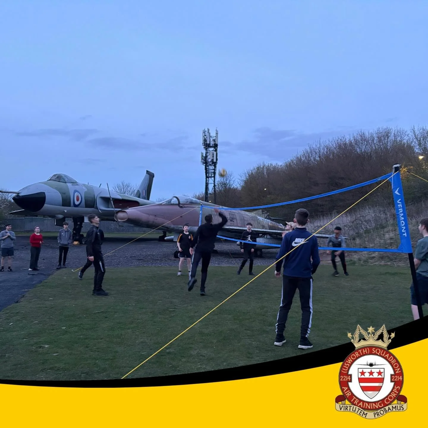 🏐 SERVES, SETS AND SPIKES 🏐

If you&rsquo;ve followed us for a while, you know we love a game of volleyball in front of a Vulcan!

Last week, our cadets developed their volleyball skills and worked towards a Thursday night inter-flight competition,
