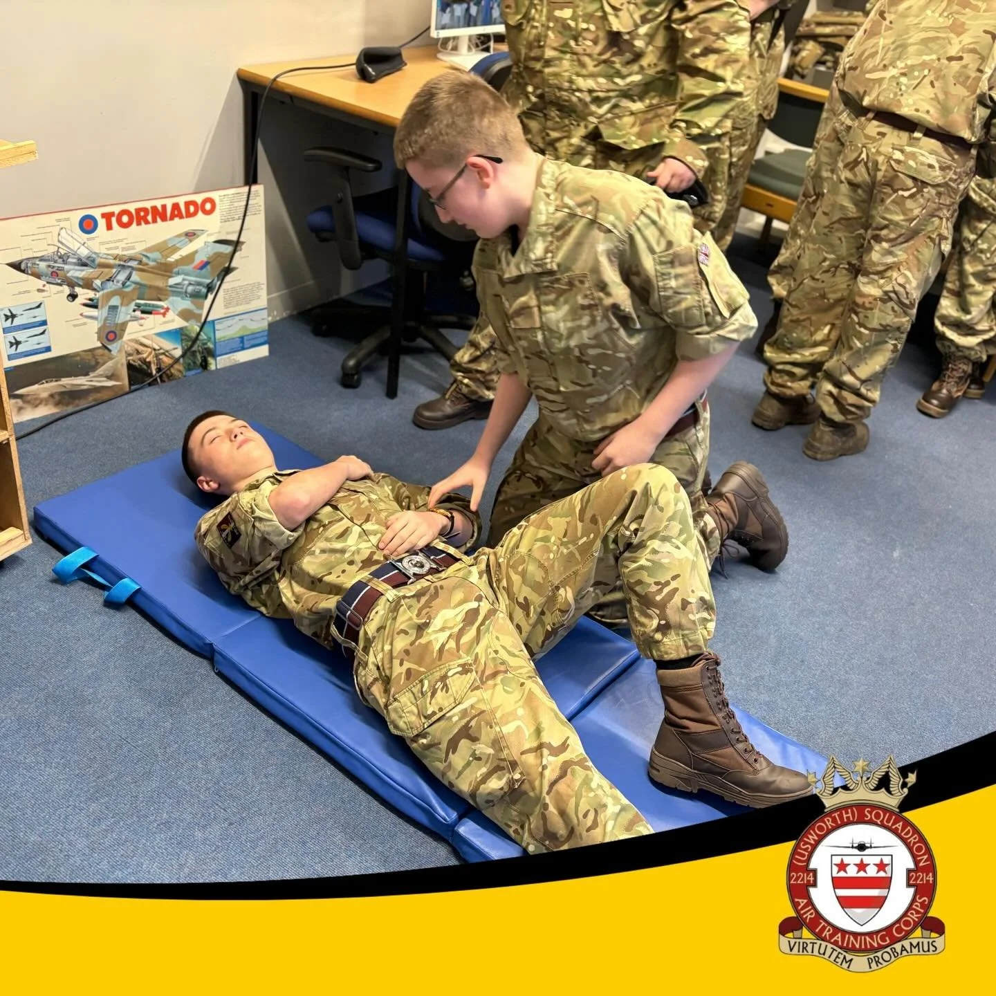 ⭐️ WHAT A WONDERFUL WEEK 🗓️ 

It&rsquo;s been a busy week at 2214 Squadron!

On Thursday&rsquo;s parade night, FS Rushton led the cadets through some Casualty Simulation training, keeping our young people&rsquo;s first aid skills up to date.

On Fri
