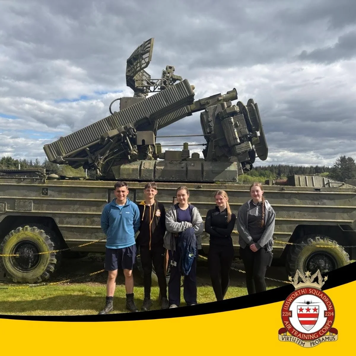 🥾 FANTASTIC FIVE 🏹

Over the weekend, five cadets took part in the @dnw.aircadets AT Challenge, one of the most popular events on our squadron calendar!

AT Challenge veterans FS Hair and FS Rushton, alongside Cpl Hattersley, Cdt Lee and Cdt Urwin 