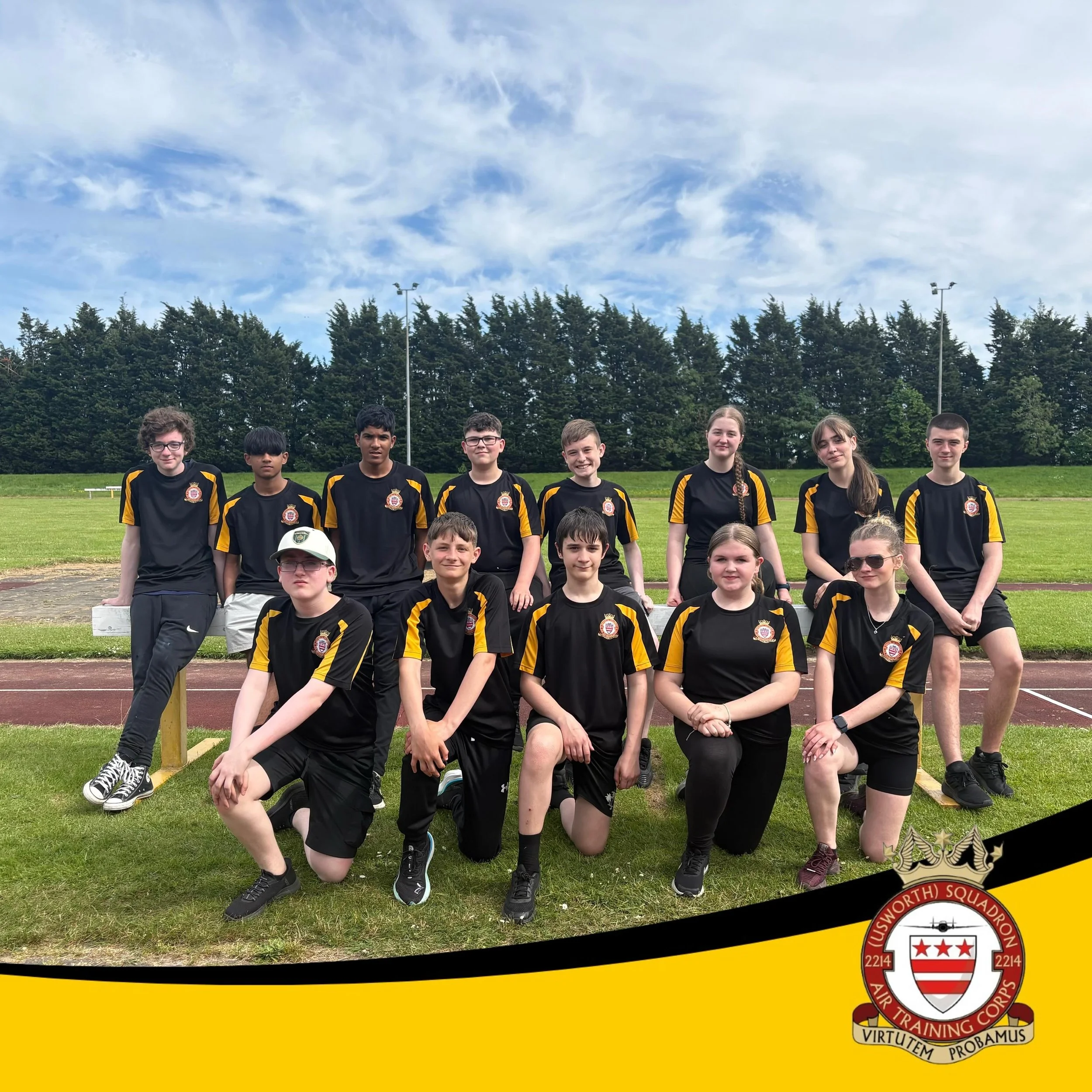 🏃🏽 INTER-SQUADRON ATHLETICS 🥈 

And last, but by no means least, we ended the week with a trip to Monkton Stadium in Jarrow for the annual Inter-Squadron Athletics competition.

15 cadets attended the event to represent 2214 and we couldn&rsquo;t 