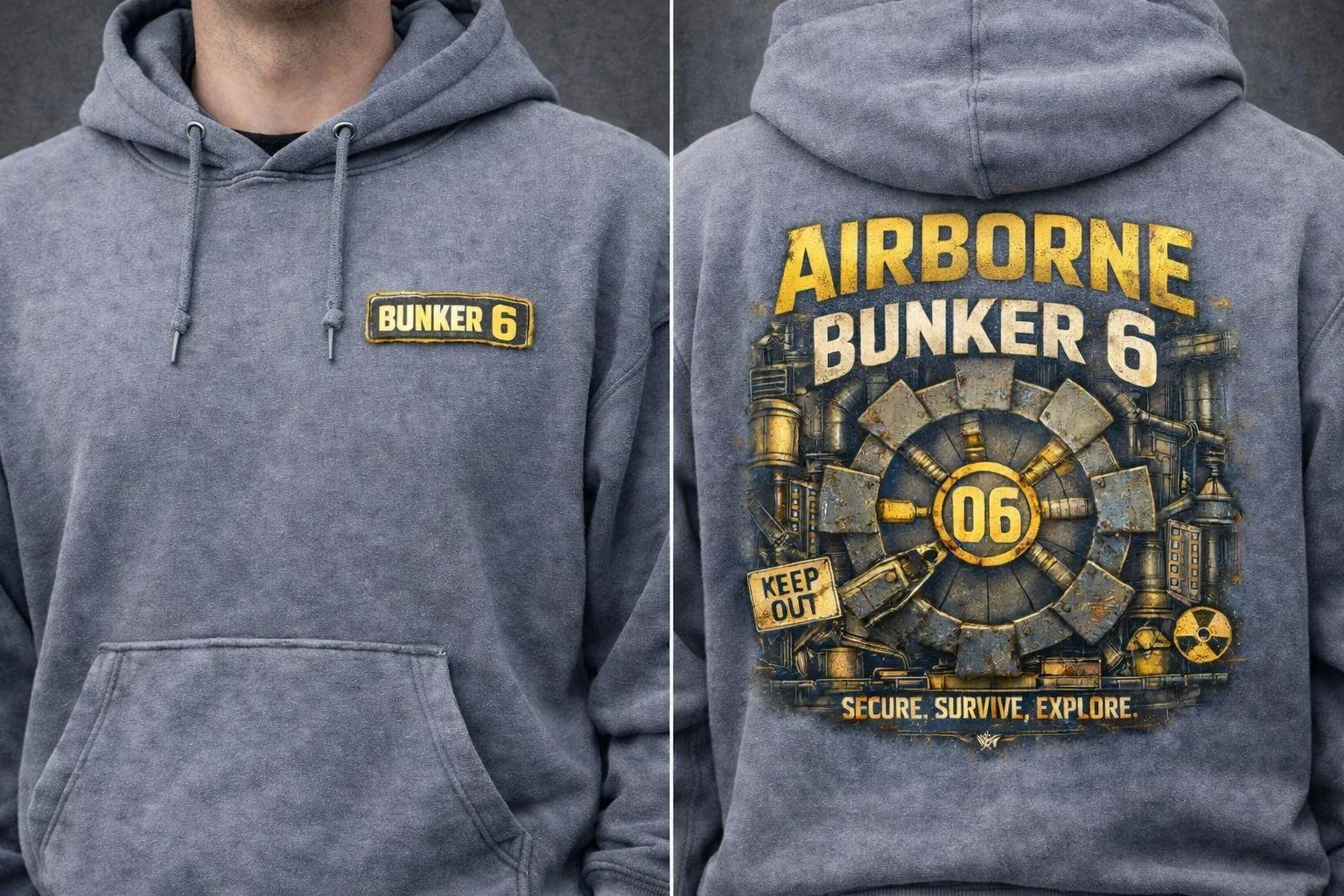 BUNKER 6 HOODIE (GRY) 2026