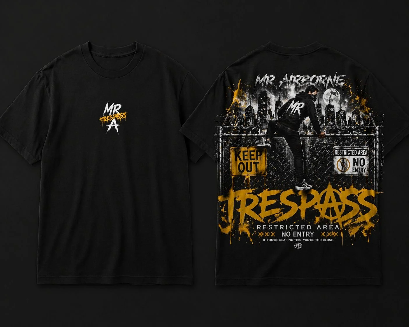 TRESPASS T-SHIRT (BLK) 2026