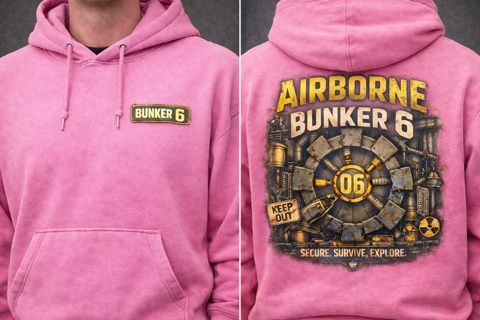 BUNKER 6 HOODIE (PNK) 2026