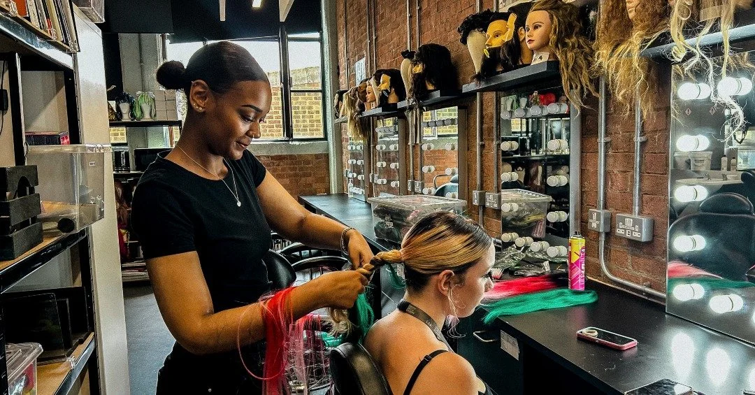Hair and makeup experiments. Prosthetics in progress. Paint-covered hands. Film sets in the making. Classroom moments that feel more like studios.

This is student life when creativity is taken seriously.
When art becomes skill.
When ideas start turn