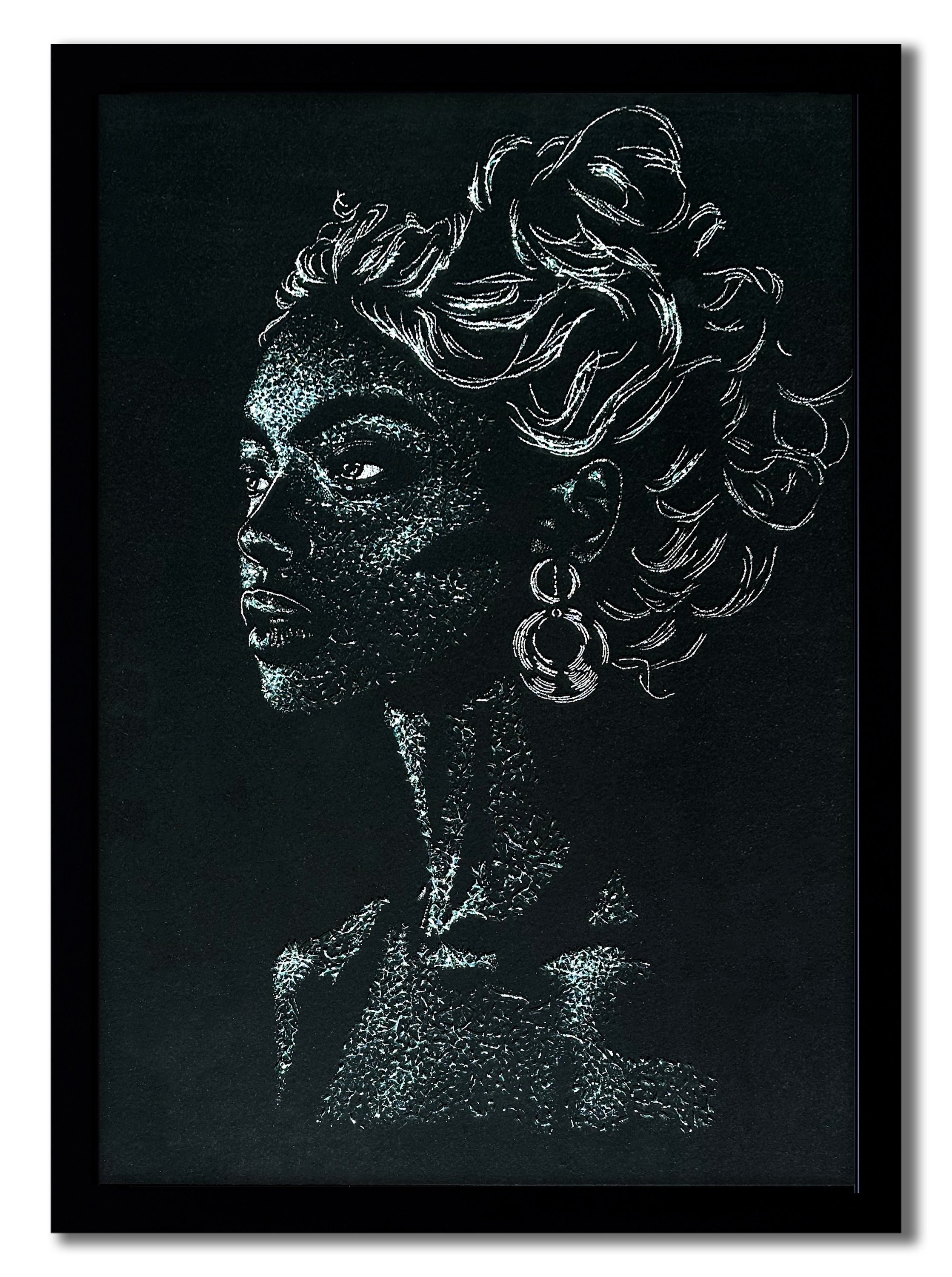 Majestic_Agnes Buronyi Art_Glass Art_Framed