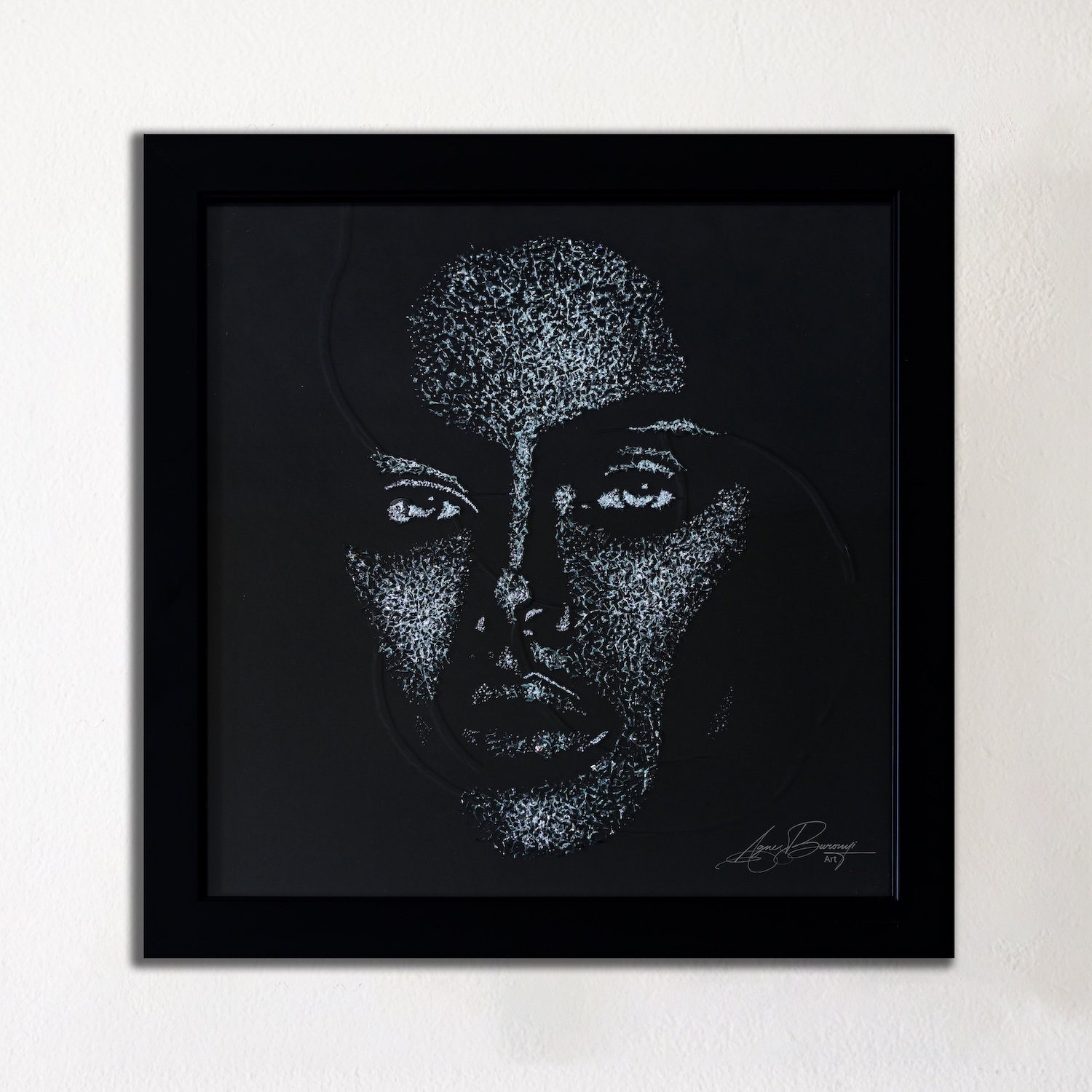 Dreaming_Agnes Buronyi Art_Shattered Glass Art