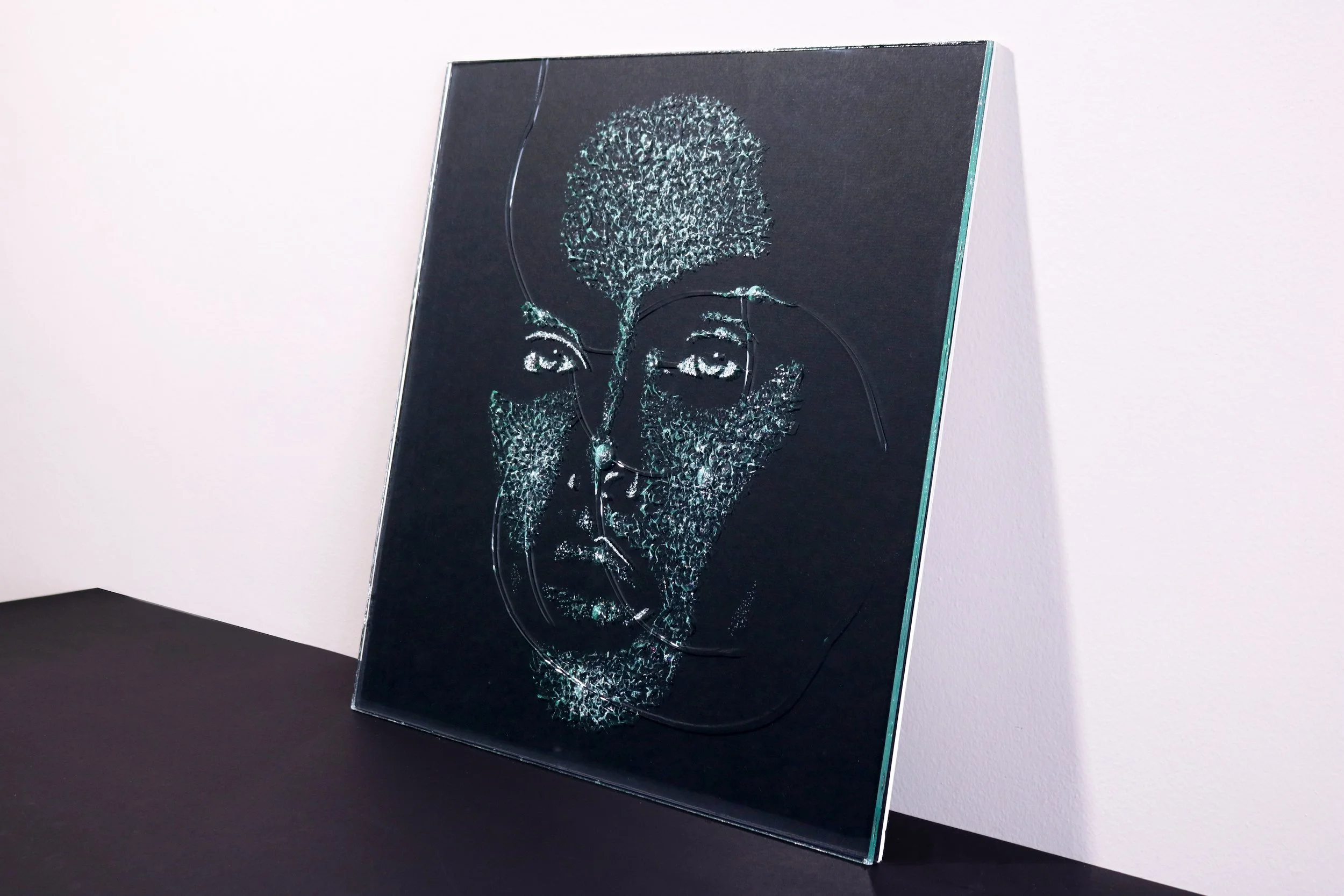 Dreaming_Agnes Buronyi Art_Shattered Glass Art