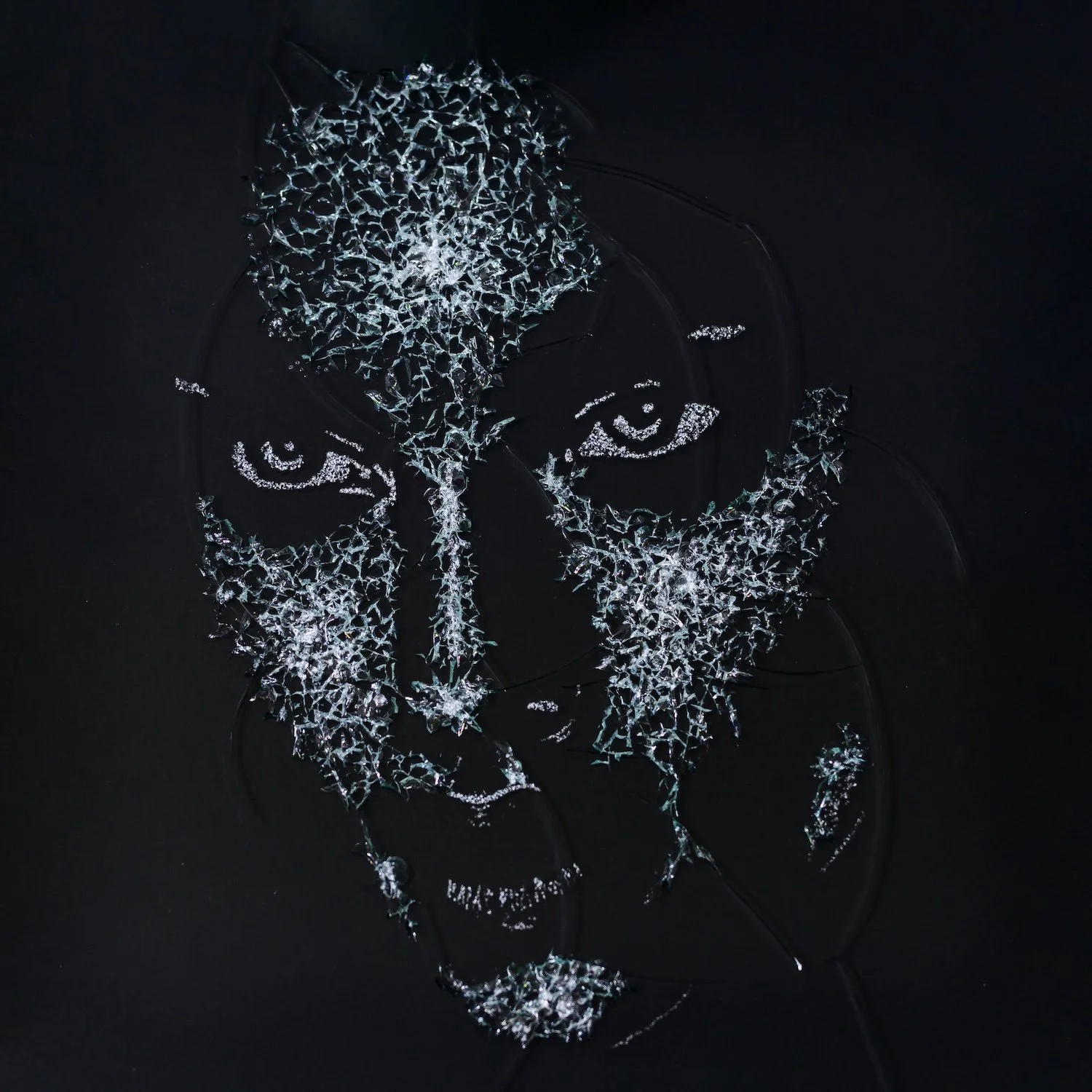 Empress of Fortitude_Agnes Buronyi Art_Shattered Glass Art