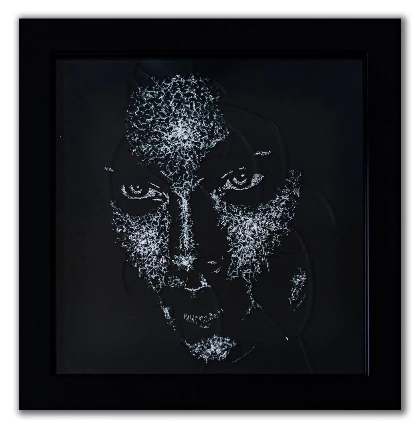 Empress of Fortitude_Agnes Buronyi Art_Framed_Glass Art