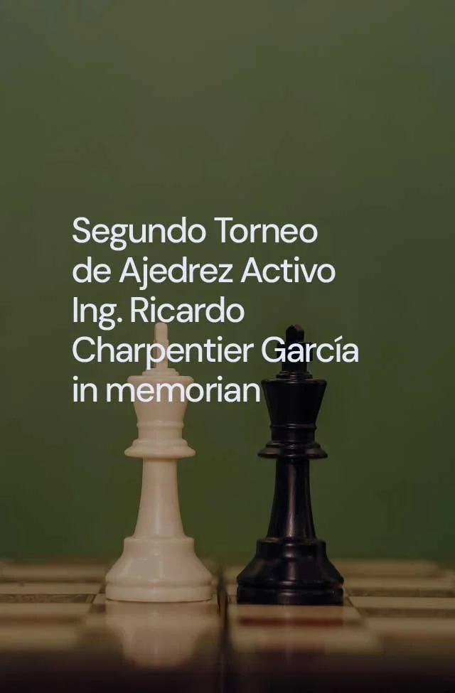 Segundo Torneo de Ajedrez 