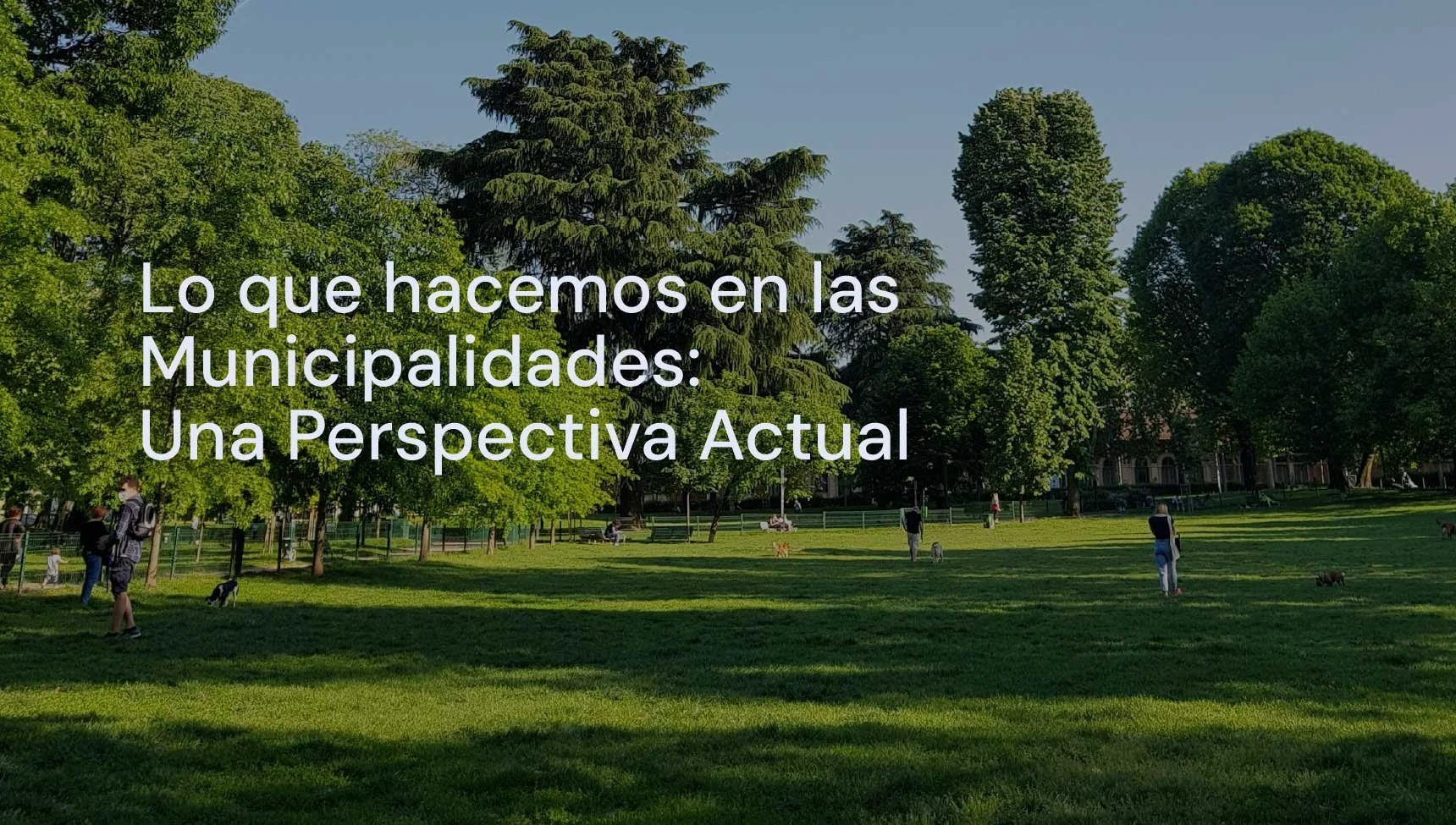 Webinar: Lo que hacemos en las Municipalidades 