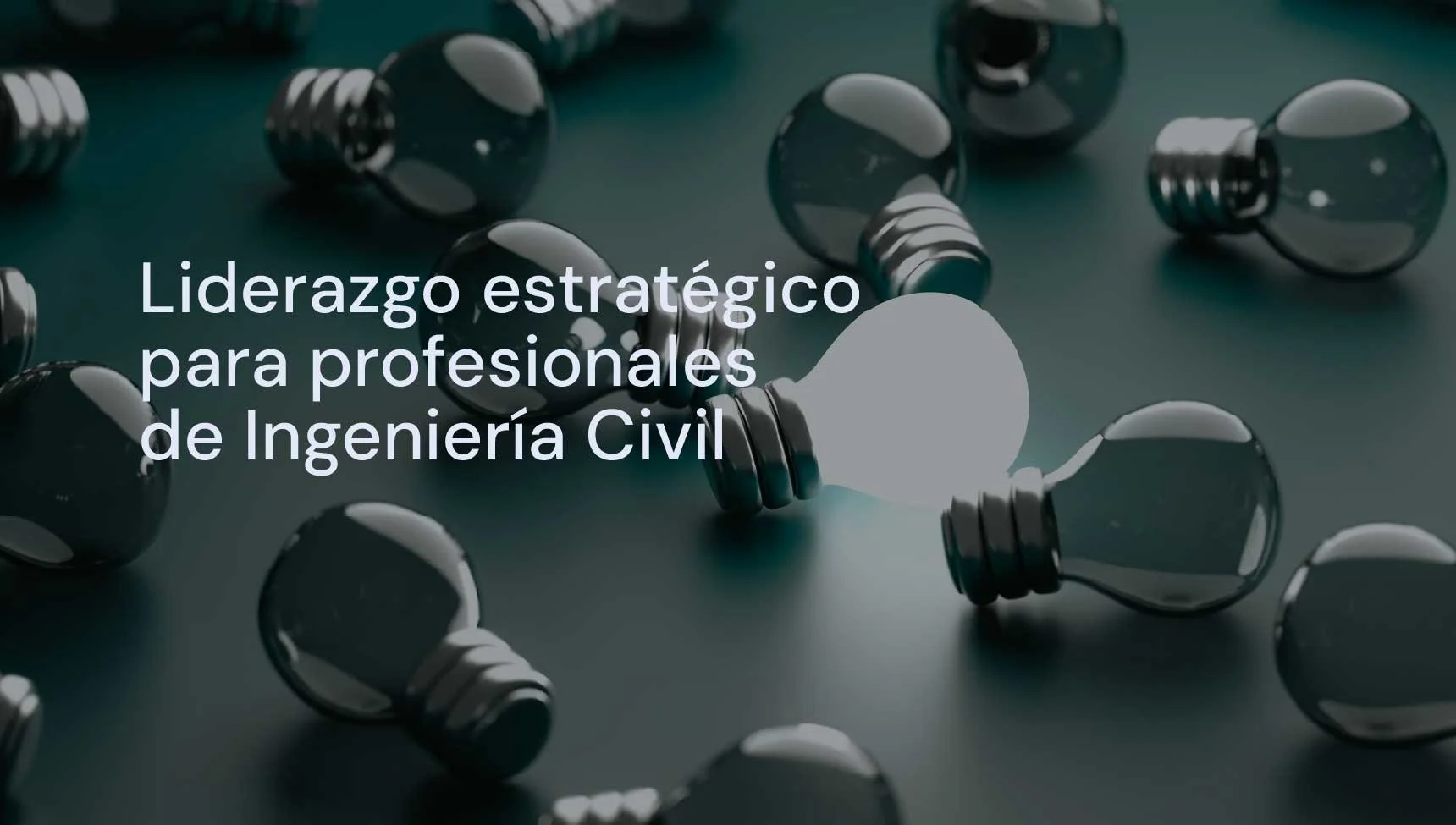 Liderazgo estratégico para profesionales de Ingeniería Civil