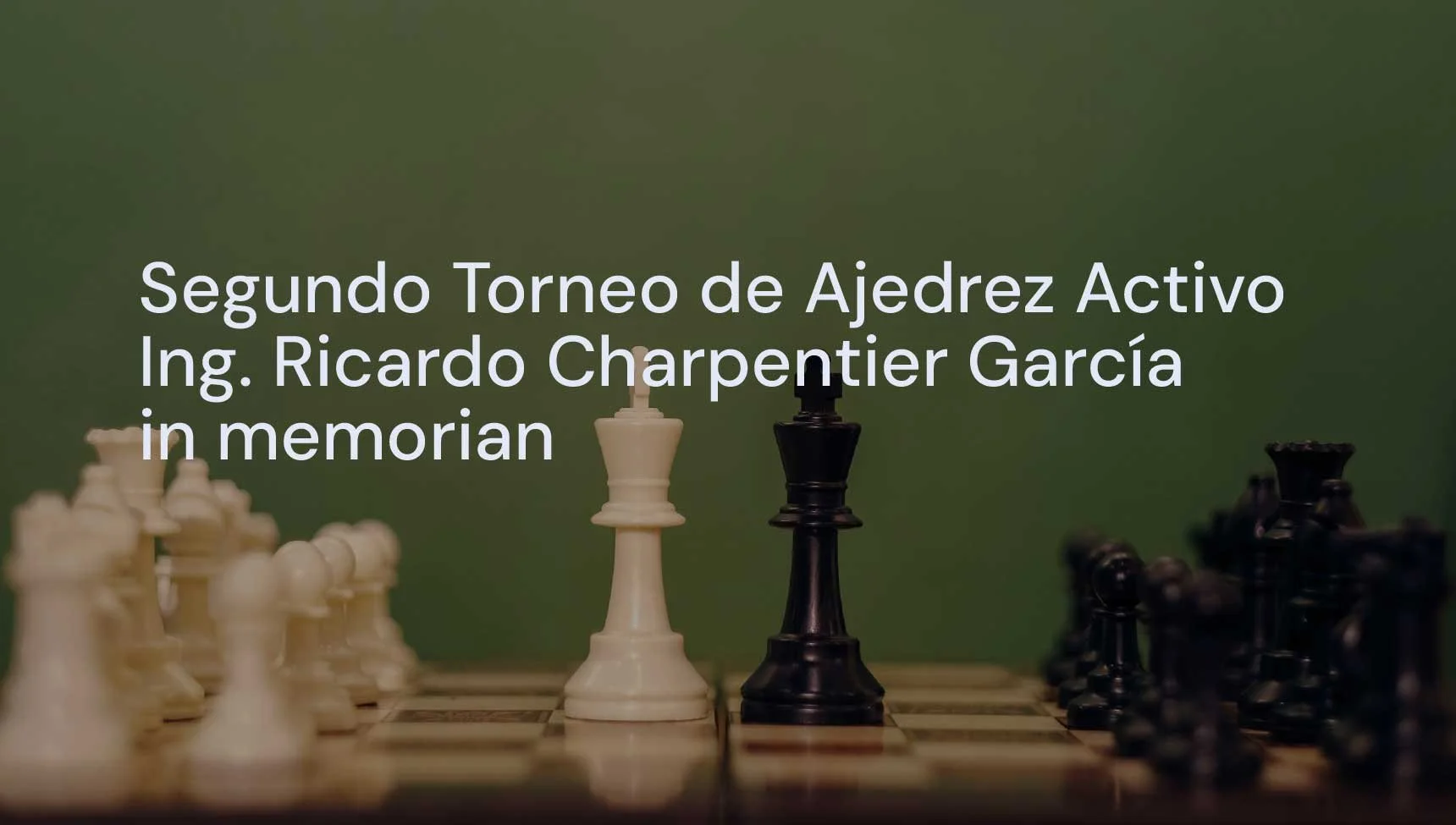 Segundo Torneo de Ajedrez 