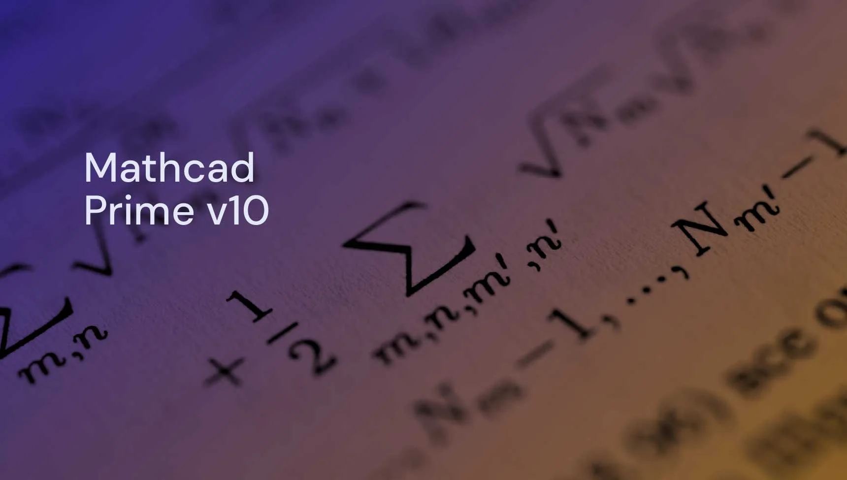 Mathcad Prime v10