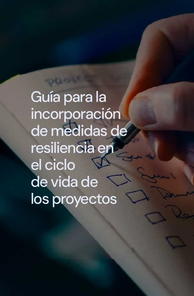 Guía para la incorporación de medidas de resiliencia en el ciclo de vida de los proyectos