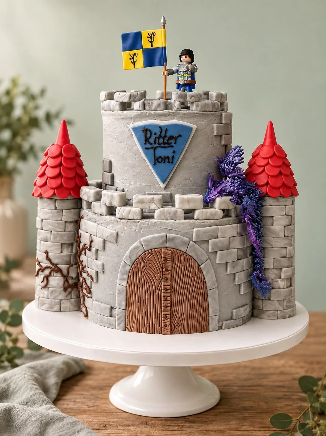 🏰⚔️ Mal etwas ganz anderes als mein gewohnter Backalltag!

Zum 4. Geburtstag durften heute diese beiden Torten zum Thema RITTER entstehen &ndash; definitiv kein allt&auml;glicher Auftrag f&uuml;r mich und gerade deshalb hat mir die Umsetzung besonde