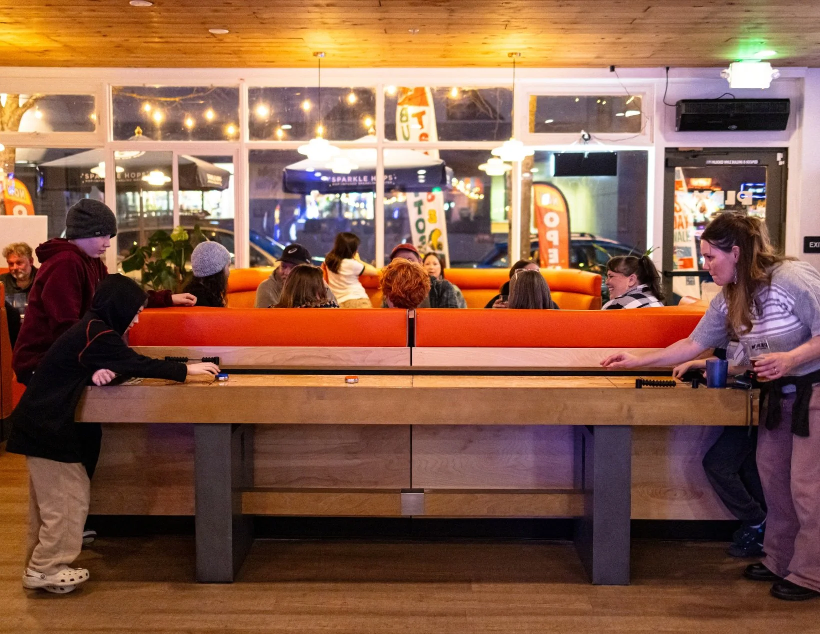 Eugene, Family Fun, Restaurant, Food Truck pod, Shuffle Board, Barcade, Arcade