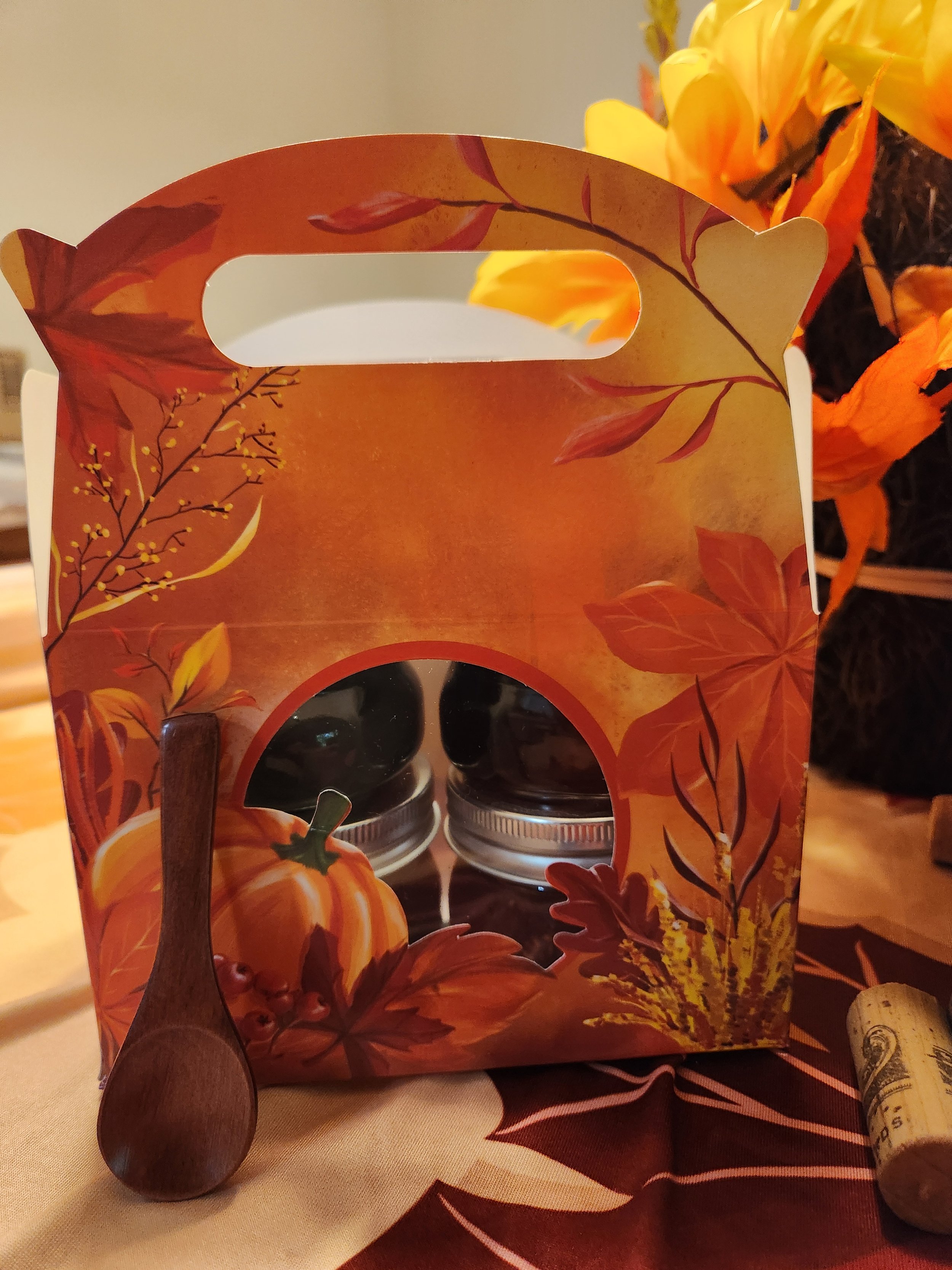 Fall pack four 4oz Cranberry, Mixed Berry, Caramel Apple, and Pumpkin