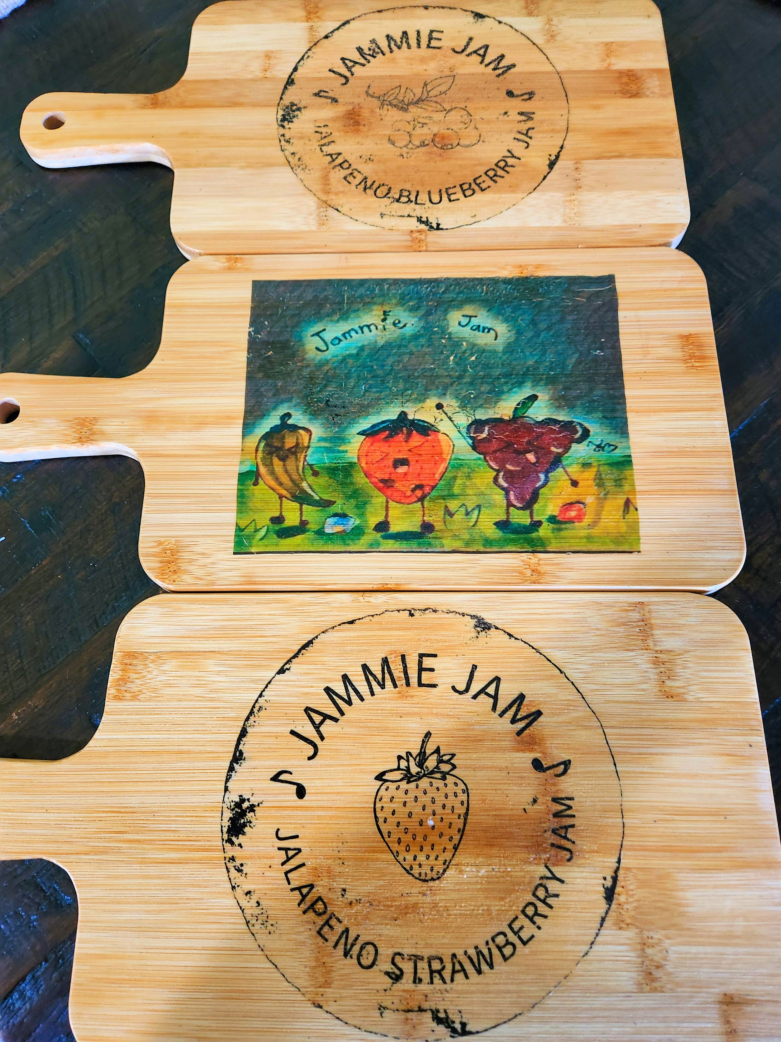 Jammie Jam charcuterie boards