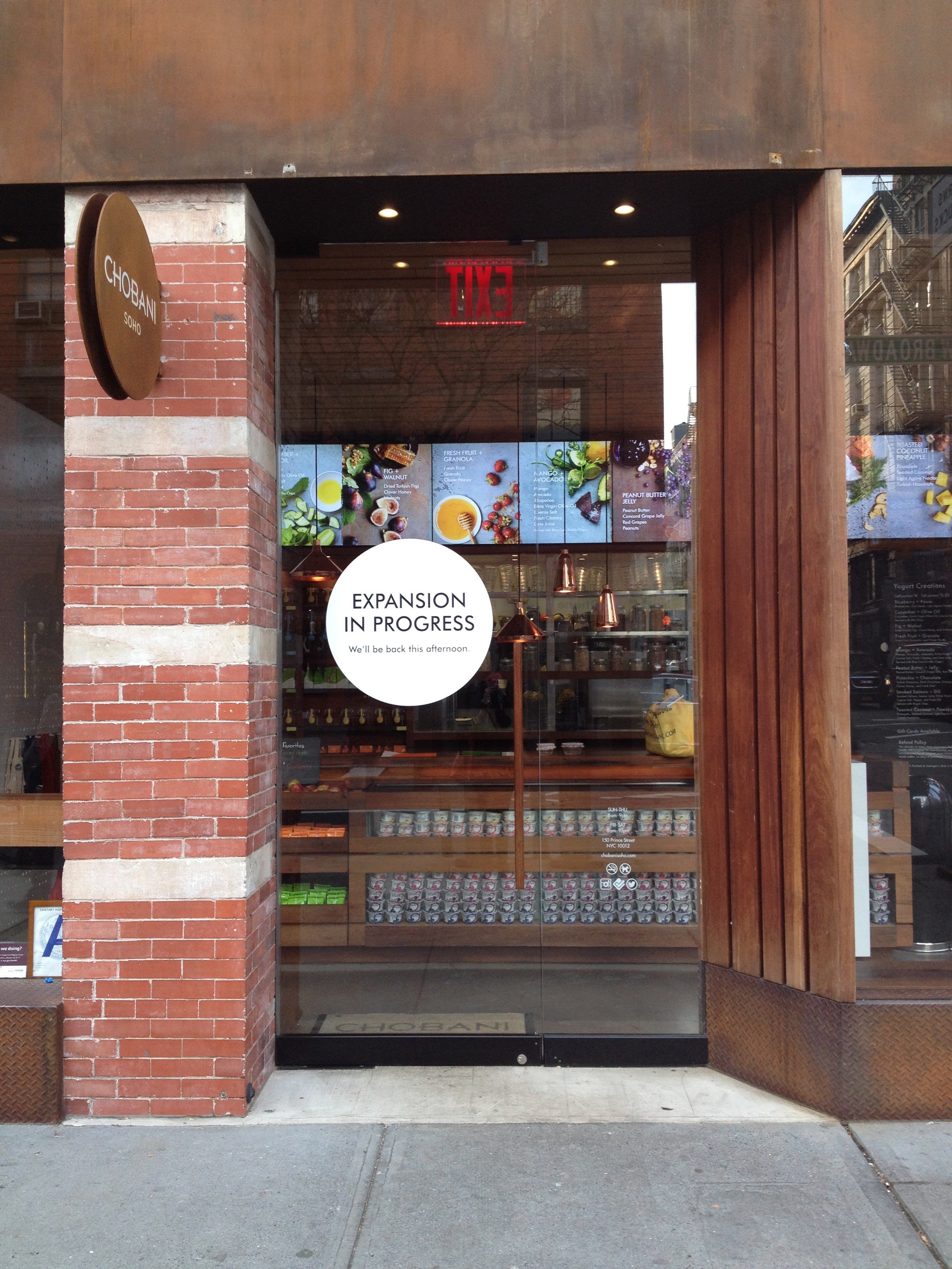 Chobani Soho Cafe