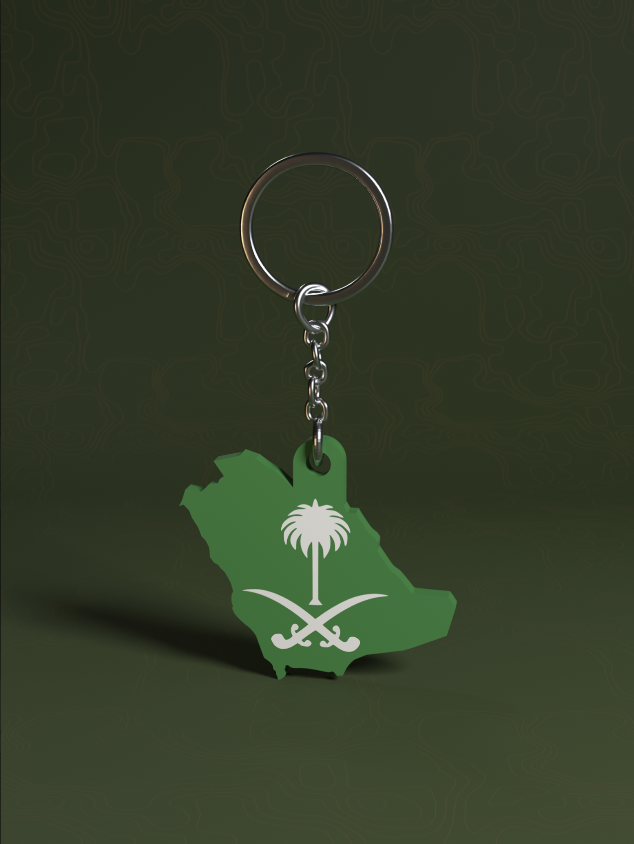 Saudi Arabia Keychain