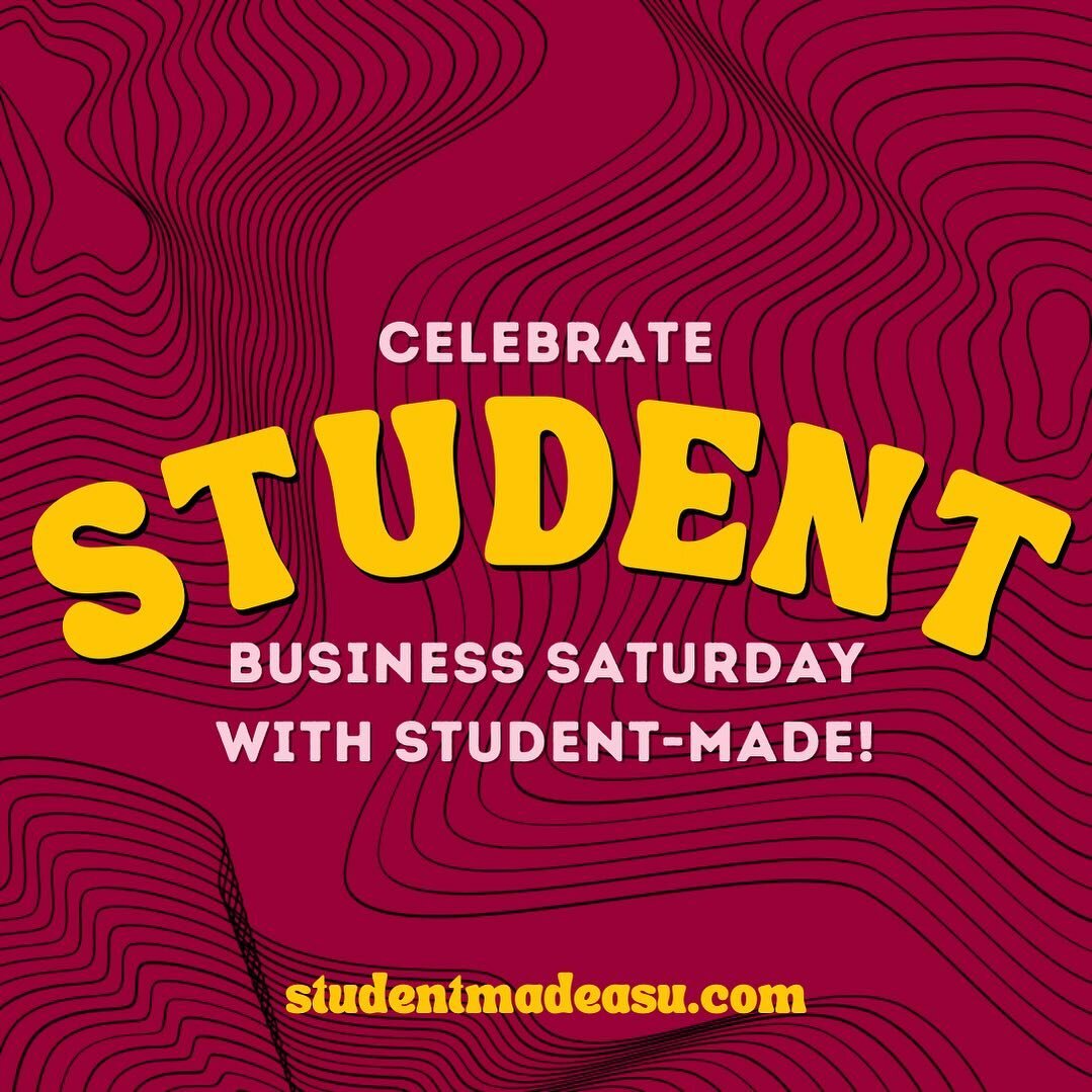 Check out the site to support student creators this Small Business Saturday! 💛
