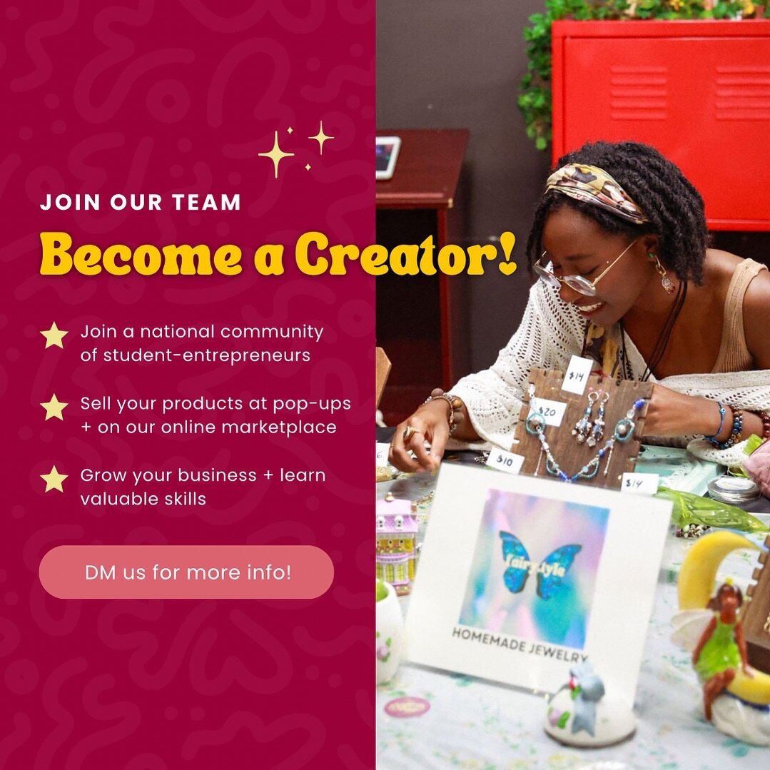 CALLING ASU STUDENT&hellip;

⭐️ MAKERS
⭐️ ARTISTS
⭐️ ENTREPRENEURS
⭐️ SMALL BUSINESS OWNERS

Our custom online marketplace opens THIS MONDAY, and we want to feature + promote you and your business!

ALL businesses and products are welcomed! We can&rs