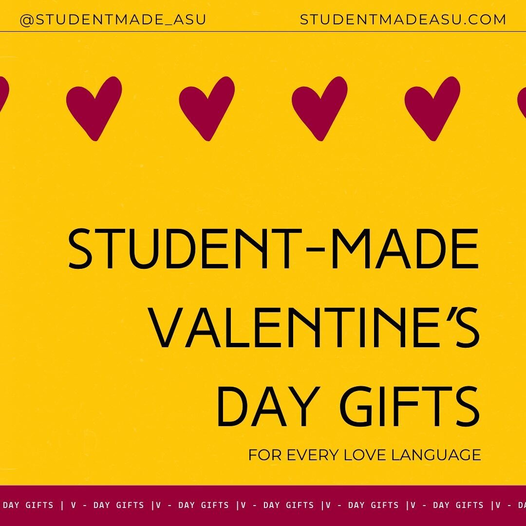 From acts of service to words of affirmation, celebrate every love language with Student-Made! These products and more are available now on our website💖