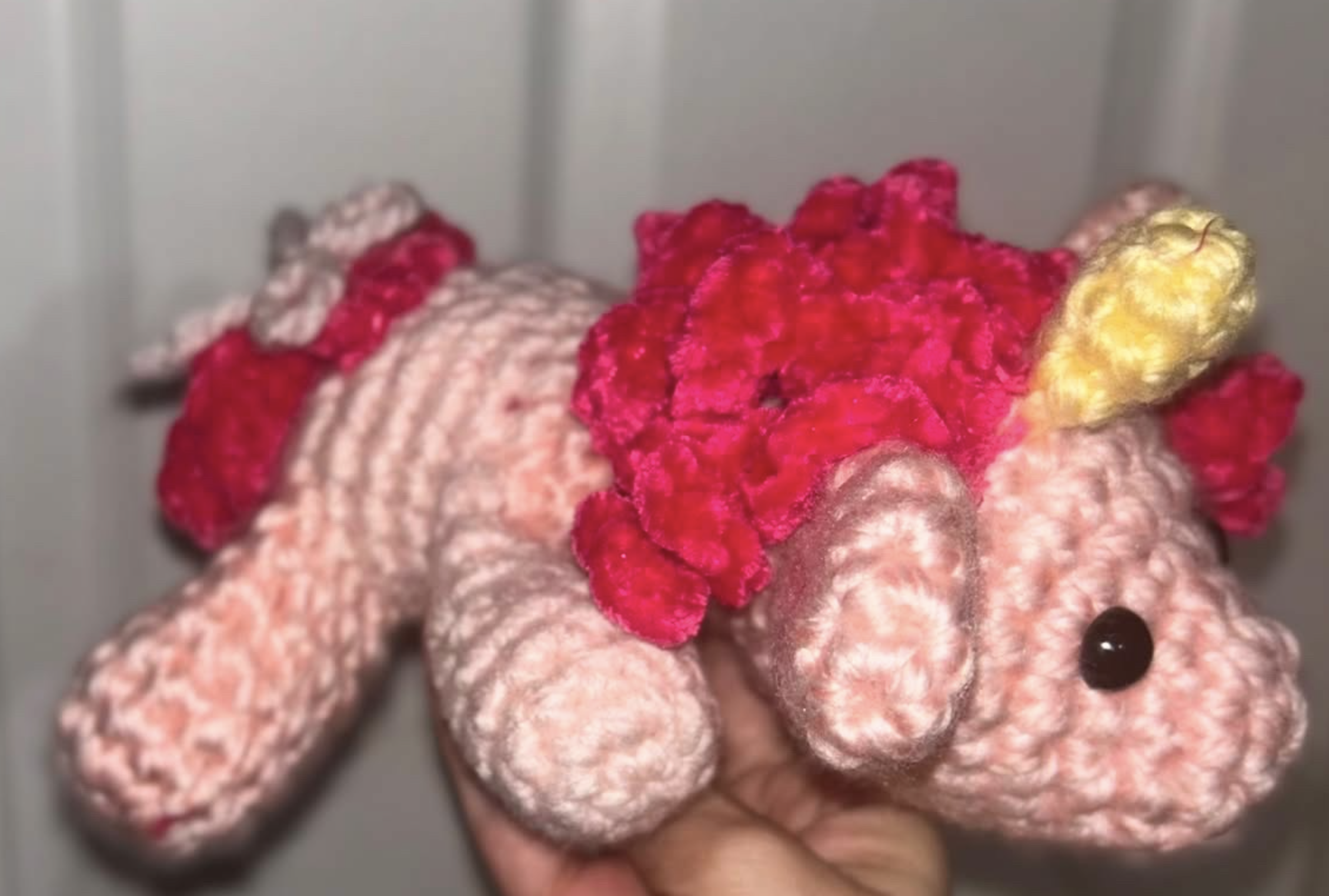 Crochet Light Pink Unicorn
