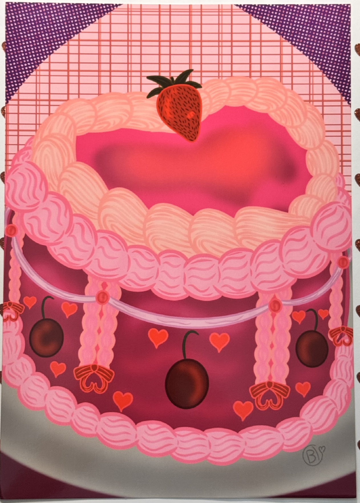 Pink Cake Print