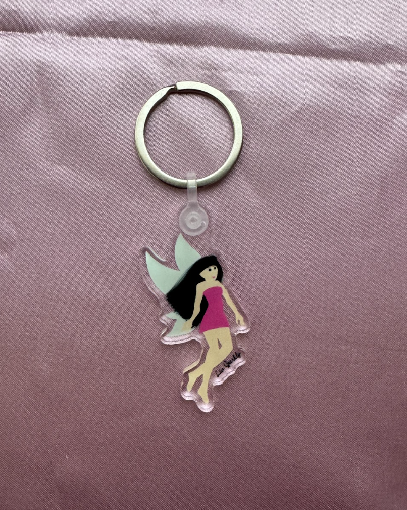 Pink Fairy Keychain