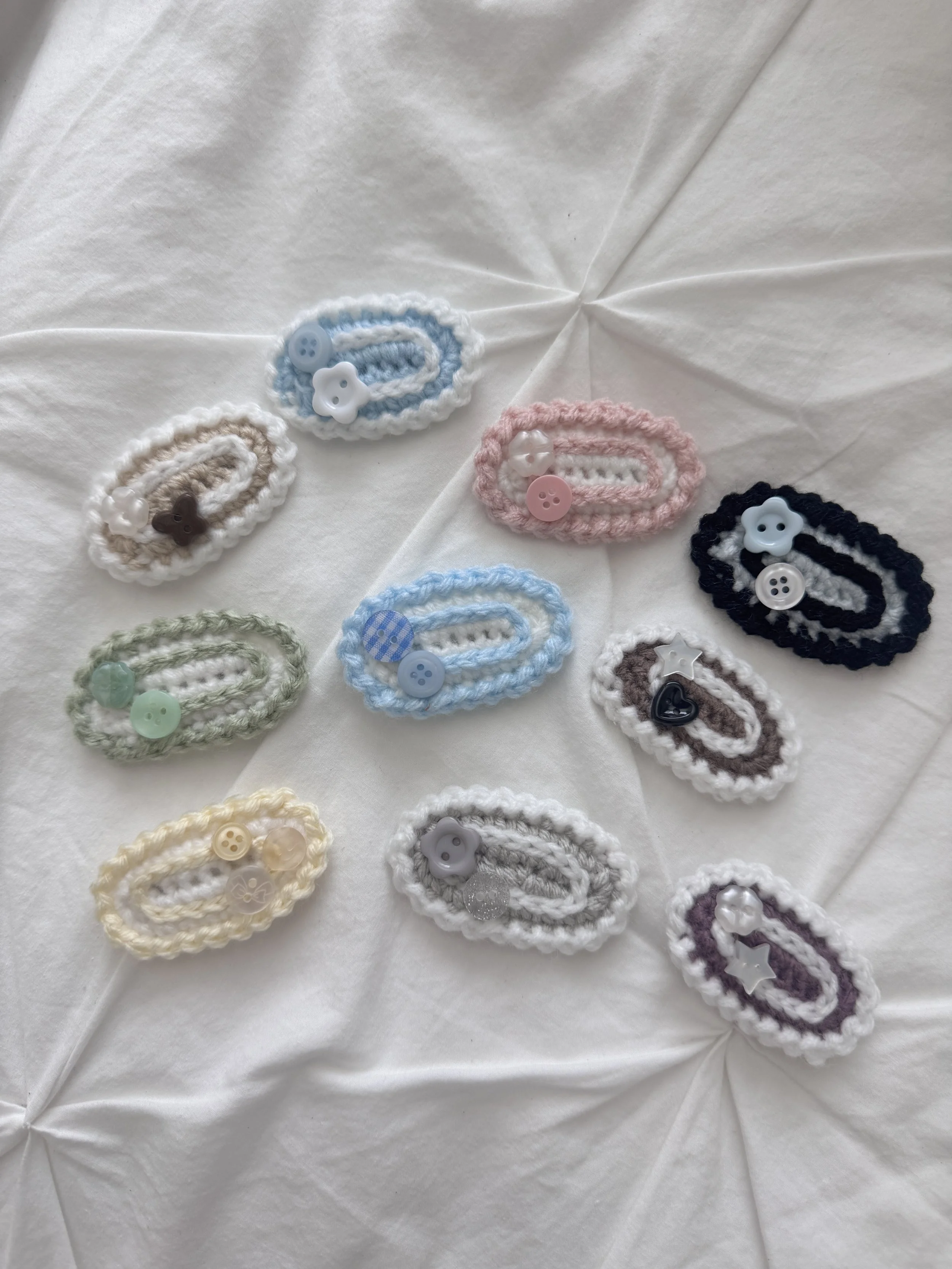 Mystery Blind Bag Hair Clips With Buttons