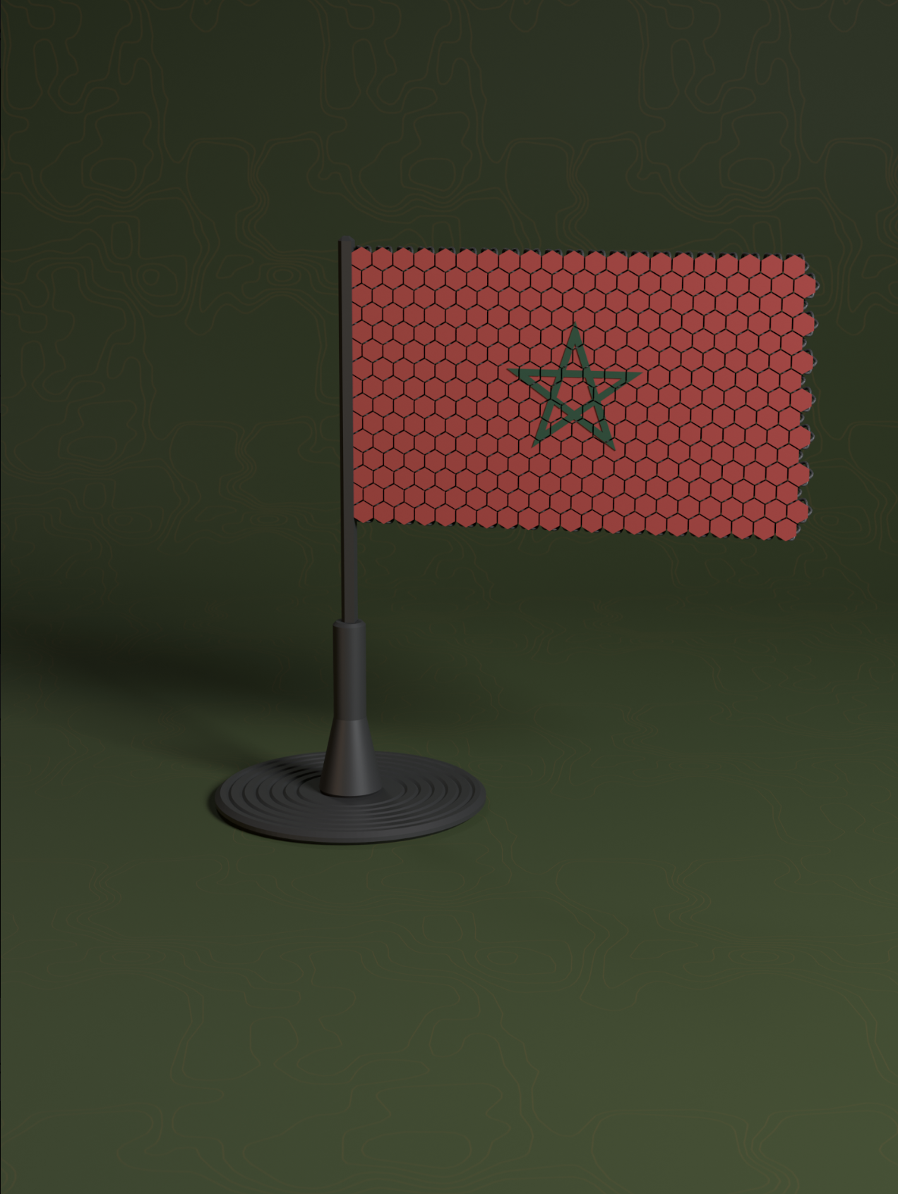 Morocco Flag Pole