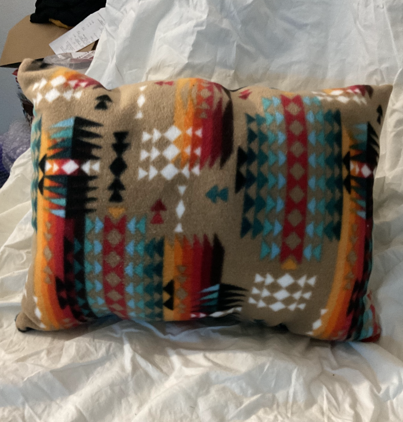Small throw pillow