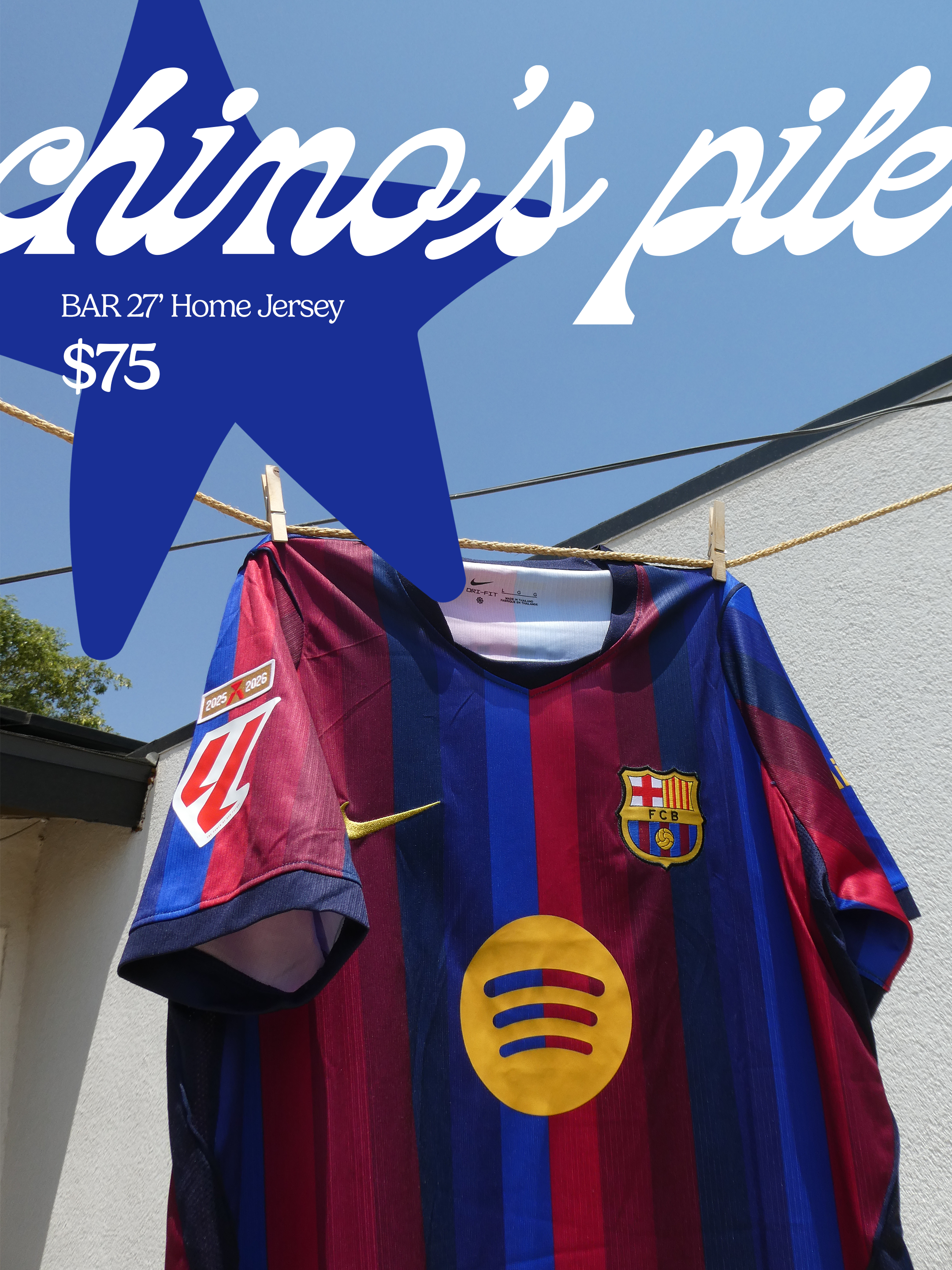 BAR 27’ Home Jersey (Yamal + La Liga)