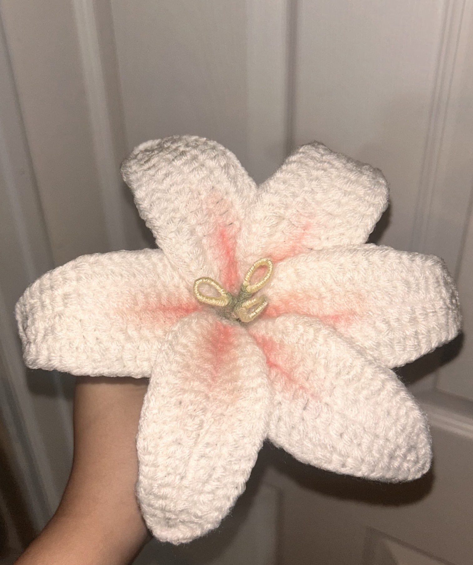 Crochet White Lilies