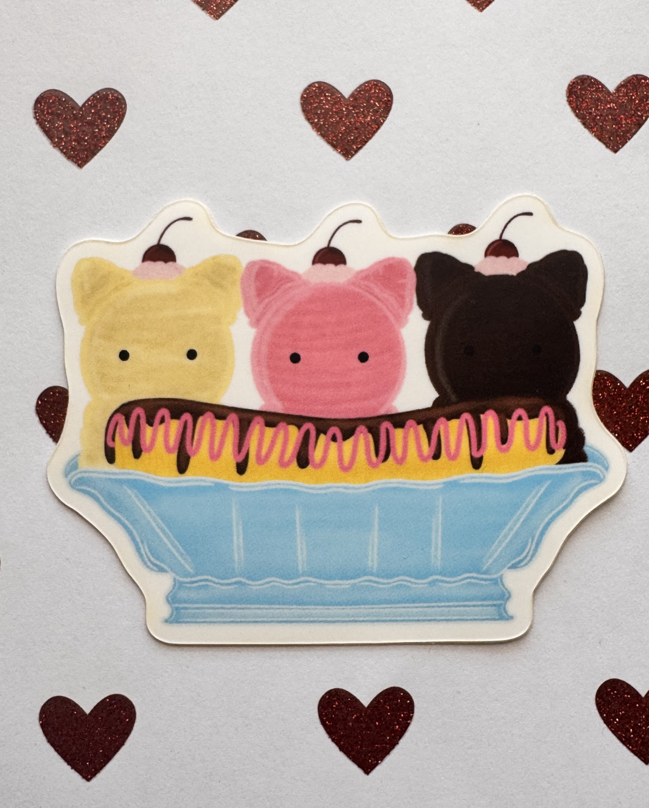 Kitty Sundae sticker