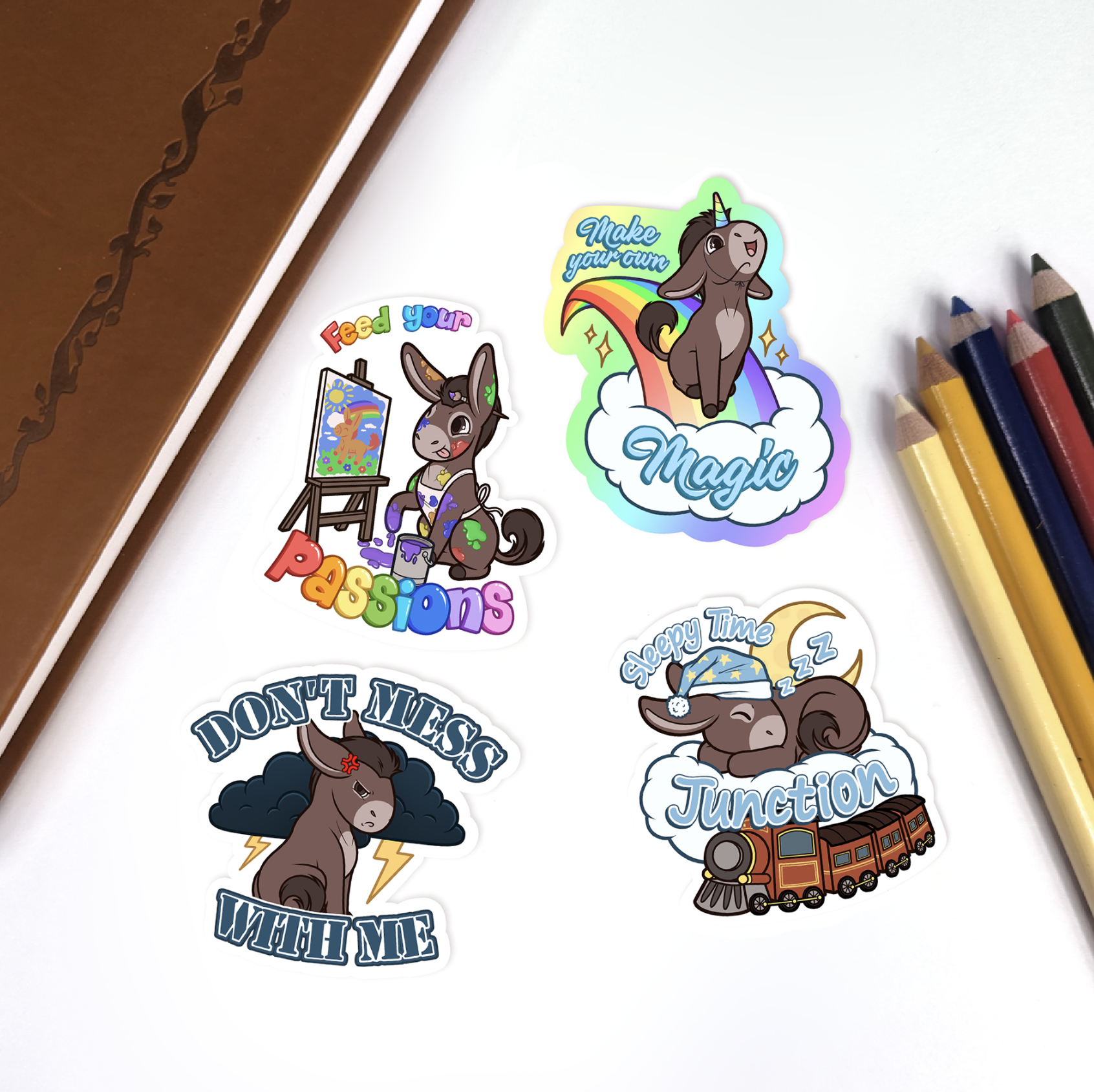 Adonkable Sticker Set