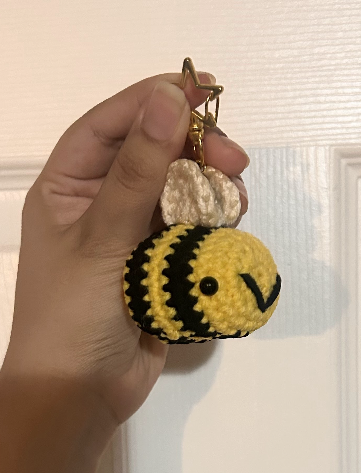 Crochet Bee Keychains
